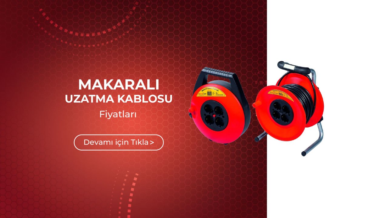 Makaralı Uzatma Kablosu