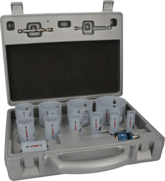 Bosch Aksesuar PRO Multi Material PC-Plus Delik Açma Testeresi Set 14 Parça (19-22-25-29-35-38-44-51-57-64-76 Çap / 44 mm Yükseklik)