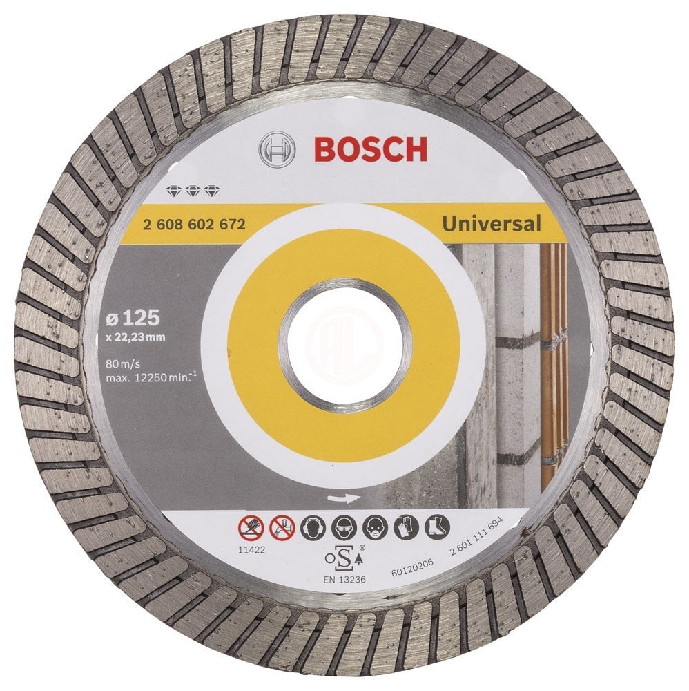 Bosch Elmas Kesme Diski Best For Universal 125x22,23 mm - 2608602672