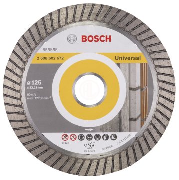 Bosch Elmas Kesme Diski Best For Universal 125x22,23 mm - 2608602672