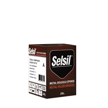 Selsil Metal Dolgulu Çelik Epoksi Macun 500 Gr  (A)