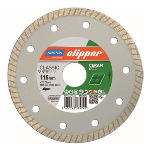 Clipper Classıc Ceram Turbo Testere 115 Mm - CLIC.CERAMTURBO115