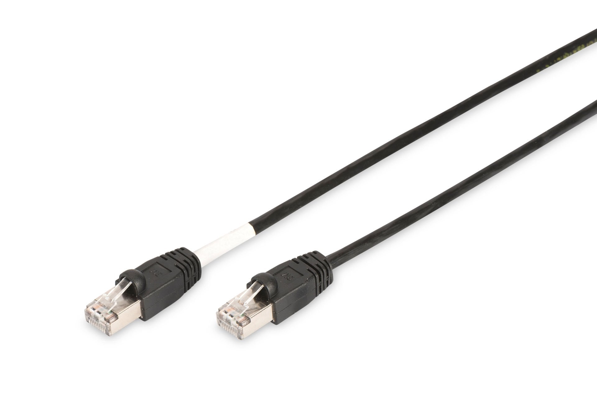 Assmann Digitus Cat 6 S-Ftp Dış Mekan Patch Kablosu, Cu, Pe Awg 27/7, Siyah Renk, 2 Mt
