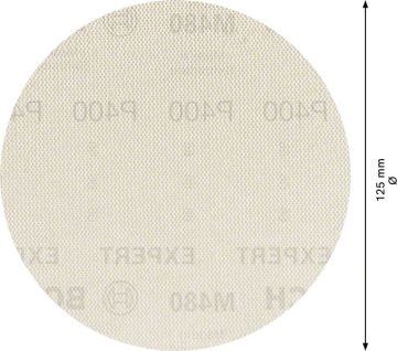 Bosch Ağ Zımpara Expert M480 Ø125 mm 400 Kum (5 Adet) - 2608900679