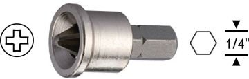 Proscr Şapkalı Yıldız Bits Uç Ph2 25Mm - PRSC16302