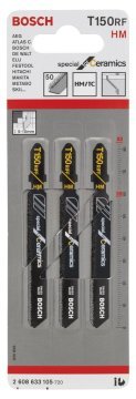 Bosch Dekupaj Testere Bıçağı Special For Ceramics T 150 RIFF 83 mm (3 Adet) - 2608633105