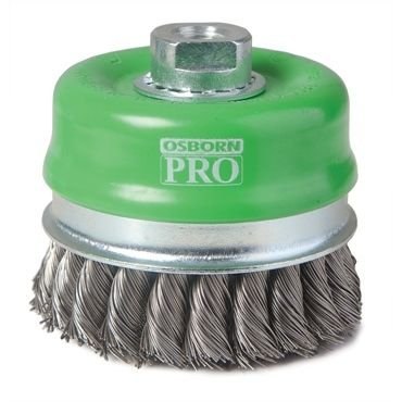 Osborn Pro (Taıfun) Çanak Fırça Vidalı İnox D80 M14 0.50 8.500