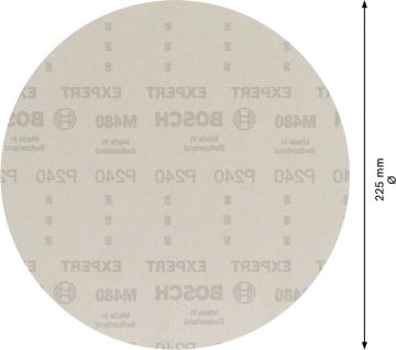 Bosch Ağ Zımpara Expert M480 Ø225 mm 400 Kum (25 Adet) Alçıpan - 2608900713