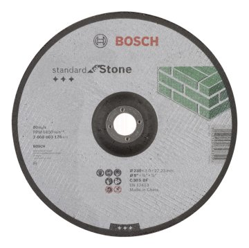 Bosch Kesme Diski Standard For Stone Bombeli 230x22,23x3,0 mm (C 30 S BF) - 2608603176