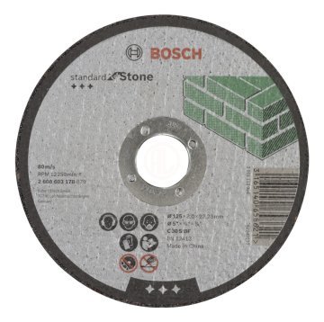 Bosch Kesme Diski Standard For Stone Düz 125x22,23x3,0 mm (C 30 S BF) - 2608603178