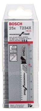 Bosch Dekupaj Testere Bıçağı Progressor For Wood T 234 X 117 mm (25 Adet) - 2608633524