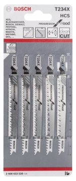 Bosch Dekupaj Testere Bıçağı Progressor For Wood T 234 X 117 mm (5 Adet) - 2608633528