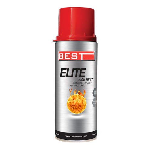 Best Elite Yüksek Isı BEY 400 Sprey Boya (261) 400 ml Siyah
