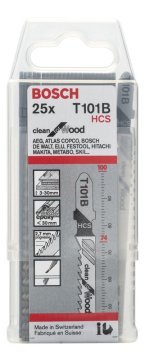 Bosch Dekupaj Testere Bıçağı Clean For Wood T 101 B 100 mm (25 Adet) - 2608633622
