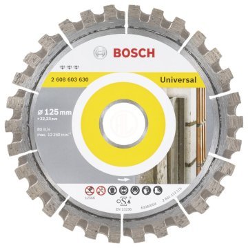 Bosch Elmas Kesme Diski Best For Universal + Metal 125x22,23 mm - 2608603630
