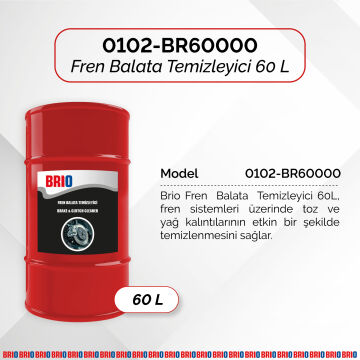 Brio Fren Balata Temizleyici 60 L