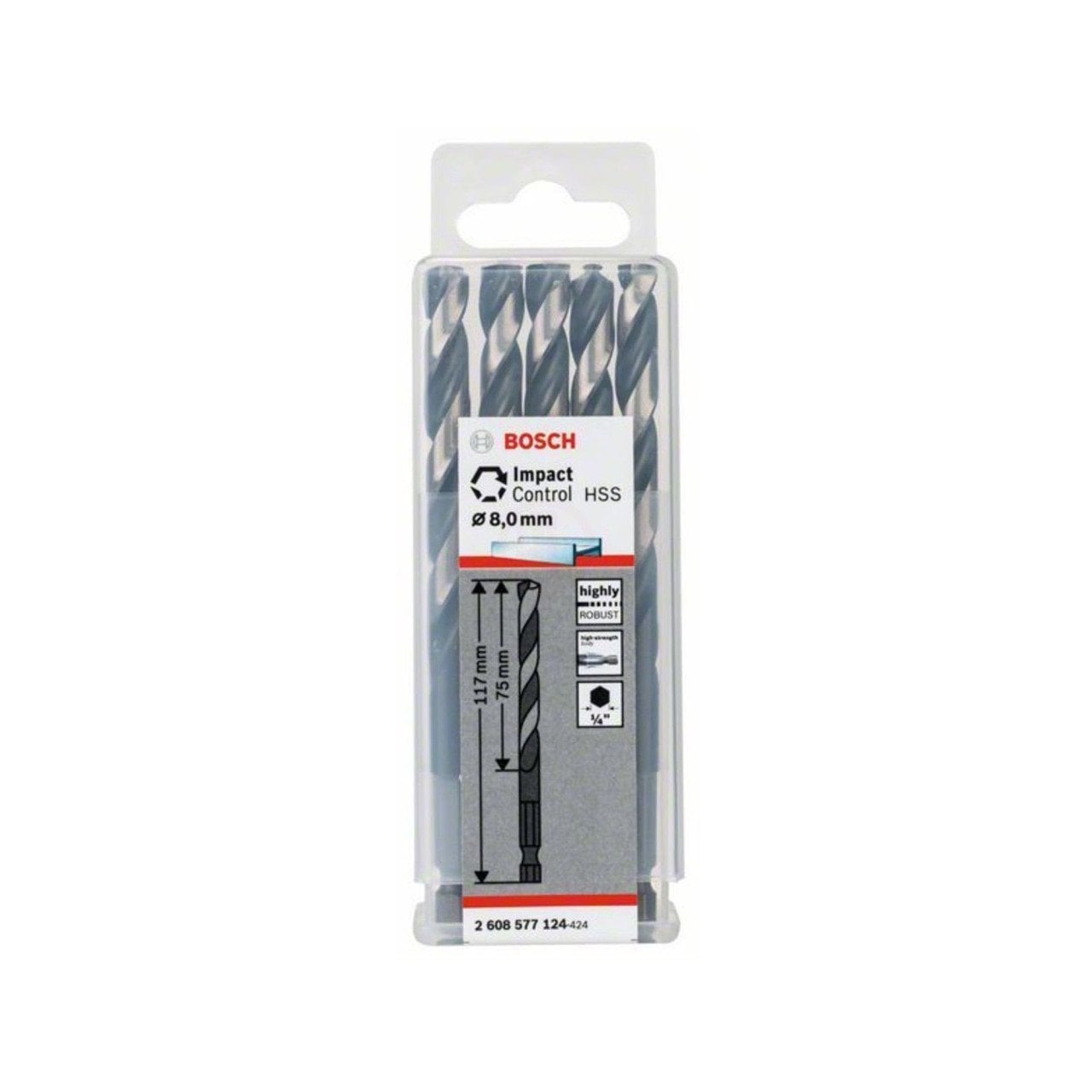 Bosch İmpact Control Çift Taraflı Vidalama Hss 8,0X117Mm - 2608577124