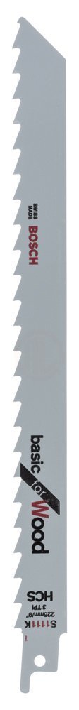 Bosch Panter Testere Bıçağı Basic For Wood S 1111 K 225 mm (5 Adet) - 2608650678