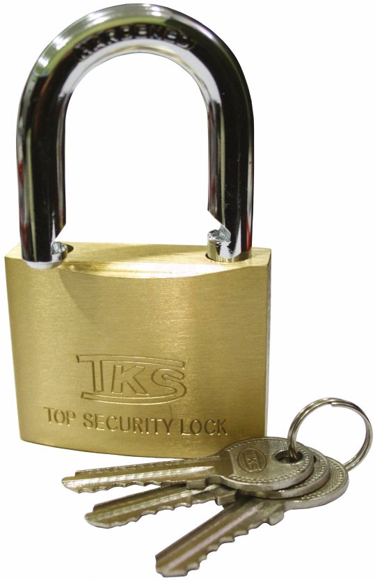 Tks SARI PİRİNÇ ASMA KİLİT 70 MM - TKS40012