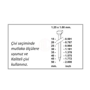 Gison Gp-F18/50 Havalı Çivi Çakma Tabancası - GPF1850