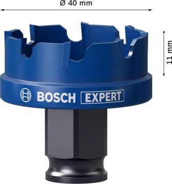 Bosch Delik Açma Testeresi Expert TCT SM 40 mm - 2608900499