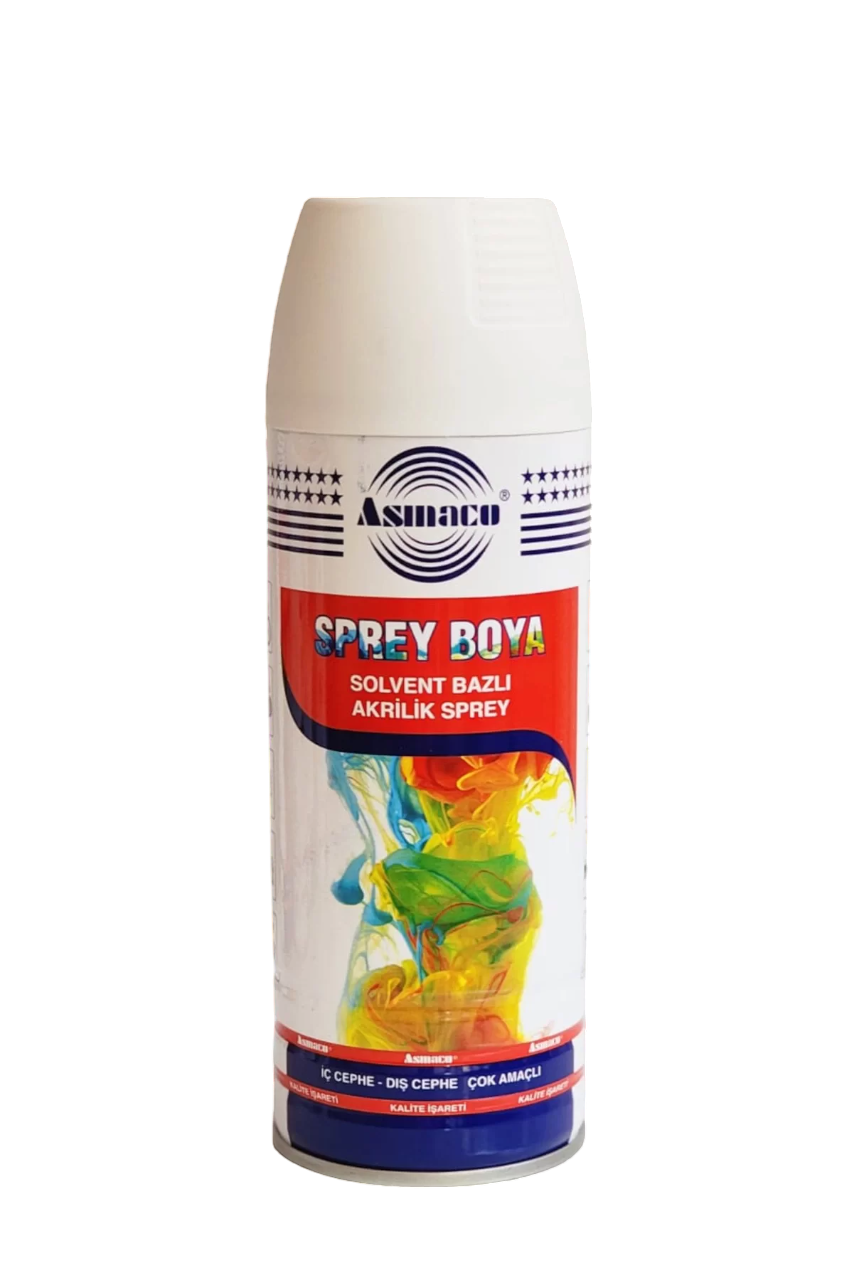 Asmaco Solvent Bazlı Akrilik Sprey Boya 400 Ml RAL 6021 Açık Yeşil