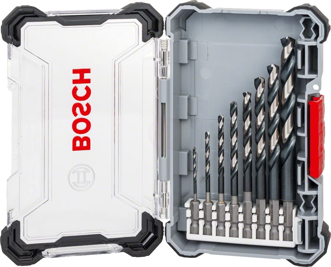 Bosch Metal Matkap Ucu Impact Control HSS Altıgen Şaft Set (8 Parça) - 2608577146