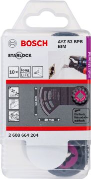 Bosch Starlock Testere Ucu MultiMaterial AYZ 53 BPB 53 mm (10 Adet) - 2608664204