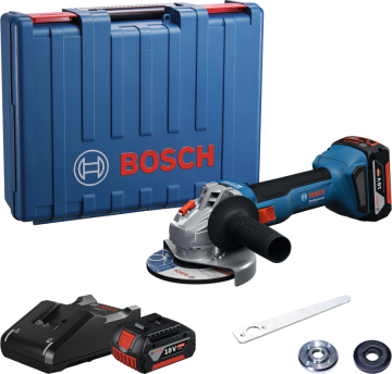 Bosch Gws 18V-8 Akülü Taşlama Makinasi (2 x 4.0Ah) - 06019N9020