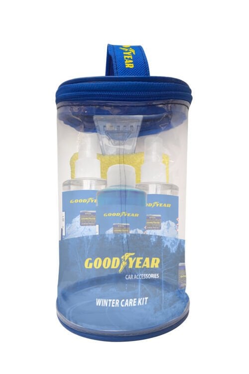 Goodyear Kışlık Bakım Seti (Buz Çözücü, Buğu Önleyici, Cam Suyu, Eldivenli Buz Kazıyıcı)