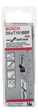 Bosch Dekupaj Testere Bıçağı Clean For HardWood T 101 BRF 100 mm (25 Adet) - 2608634989
