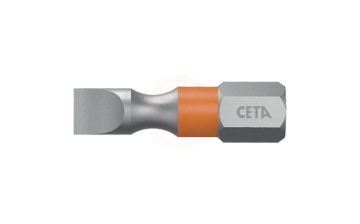 Ceta Form 1/4 İnç Düz Bits Uç (Renk Kodlu) 6.5 X 25 Mm