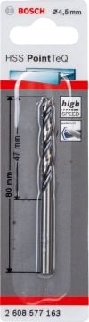 Bosch Metal Matkap Ucu HSS PointTeQ (DIN 338) 4,5 mm (1 Adet) - 2608577163