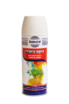 Asmaco Solvent Bazlı Akrilik Sprey Boya 400 Ml RAL 9011 Mat Siyah