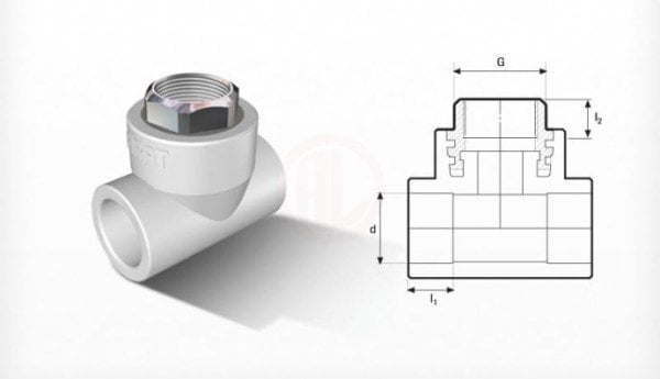 Fırat PPRC İç Dişli TE Altı Köşe 32 mm 1 İnç - 7751032254