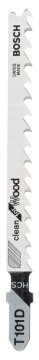 Bosch Dekupaj Testere Bıçağı Clean For Wood T 101 D 100 mm (5 Adet) - 2608630032