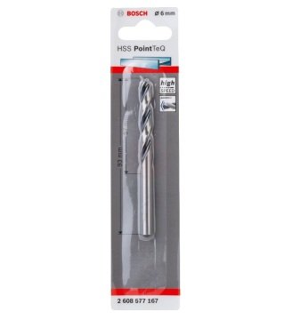 Bosch Metal Matkap Ucu HSS PointTeQ (DIN 338) 6,0 mm (1 Adet) - 2608577167