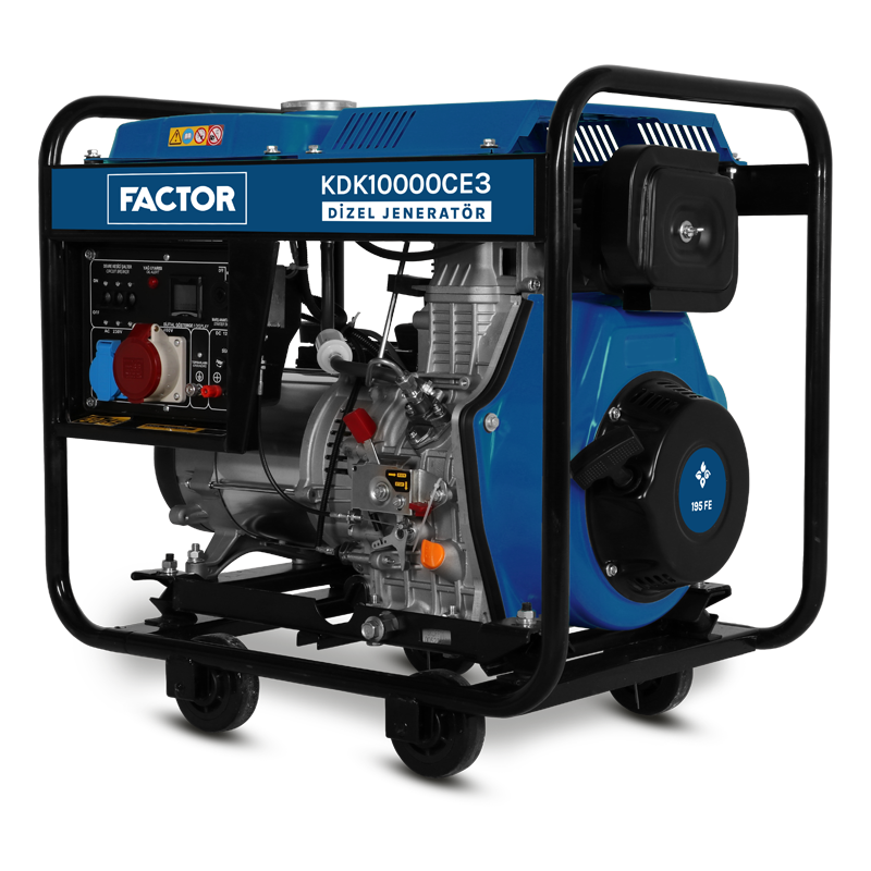 Factor 9.4 Kva Dizel Jeneratör Trifaze