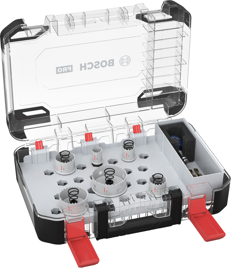 Bosch Aksesuar PRO Sheet Metal PC-Plus Delik Açma Testeresi 8-Pcs Set