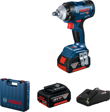 Bosch Akülü Somun Sıkma Makinesi GDS 18V-400 (2 x 5,0 Ah Akü) - 06019K0020
