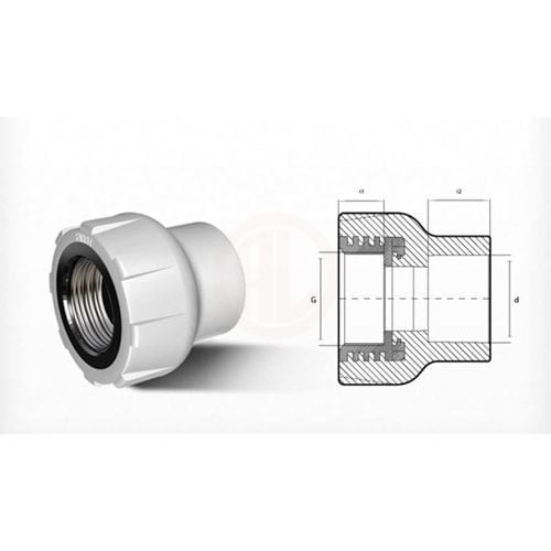 Fırat PPRC İç Dişli Rakor 25 mm 3/4 İnç - 7762025191