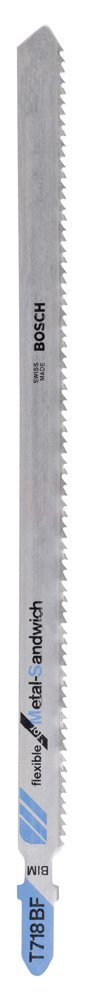 Bosch Dekupaj Testere Bıçağı Flexible For Metal-Sandwich T 718 BF 180 mm (3 Adet) - 2608636335