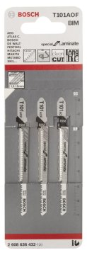 Bosch Dekupaj Testere Bıçağı Special For Laminate T 101 AOF 83 mm (3 Adet) - 2608636432