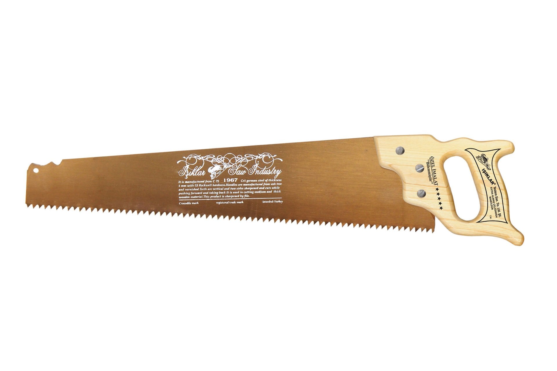 Işıklar Sarı Pala Gold Seri Testere 45 Cm - 103-45