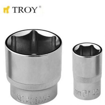 TROY 26192 1/2” Lokma (Ölçü 20mm-Çap 27,8-Uzunluk 38mm)