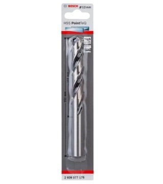 Bosch Metal Matkap Ucu HSS PointTeQ (DIN 338) 12,0 mm (1 Adet) - 2608577176