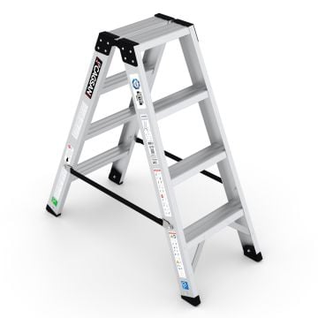 Çağsan Everest Pro Alüminyum Merdiven Çift Çıkışlı 4 Basamaklı - EVR-PRO4