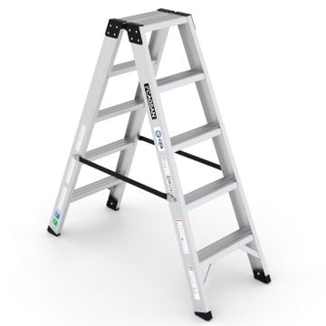 Çağsan Everest Pro Alüminyum Merdiven Çift Çıkışlı 5 Basamaklı - EVR-PRO5