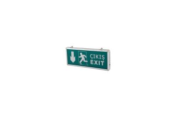 Cata Exit Çıkış Armatürü Ledli 3 Saat Akülü 3W (Ct-9170)