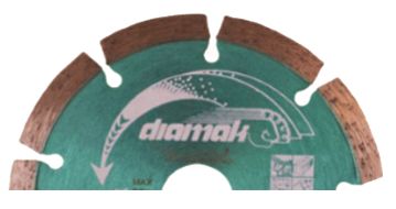 Makita Segmanlı Elmas Testere Yeşil 125x2,2x22,23 mm (D-61139)